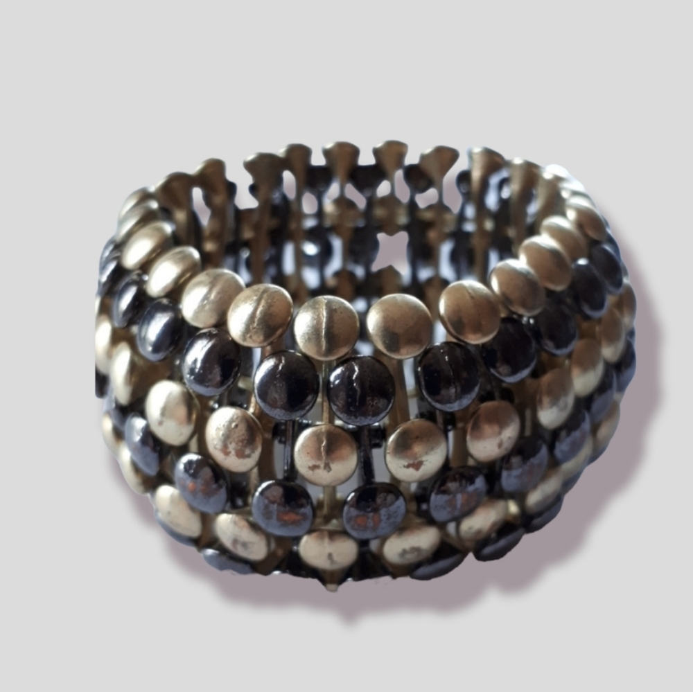 Gold and silver bracelet